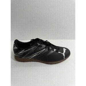 .8007 Puma Blakc/White, Mens Soccer Cleats-US 11.5 Mens